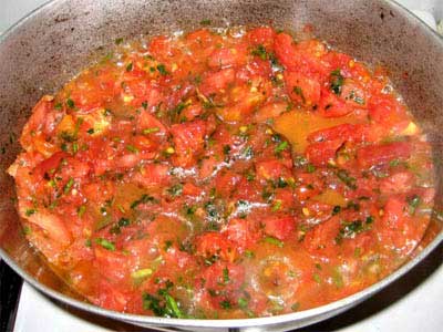 Photo Sauce tomate simple