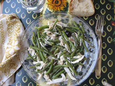 photo raie aux haricots verts