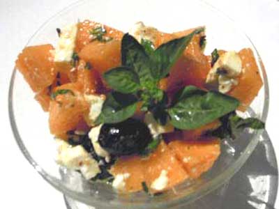 Photo Salade melon-feta