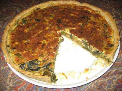 Photo Quiche aux poireaux