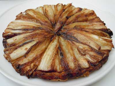 Photo Tatin endives-chèvre-miel