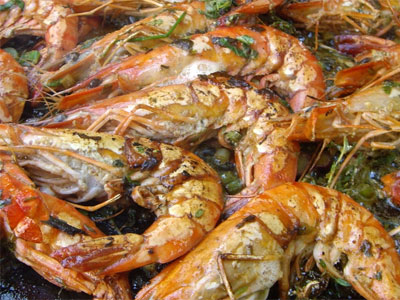 gambas plancha